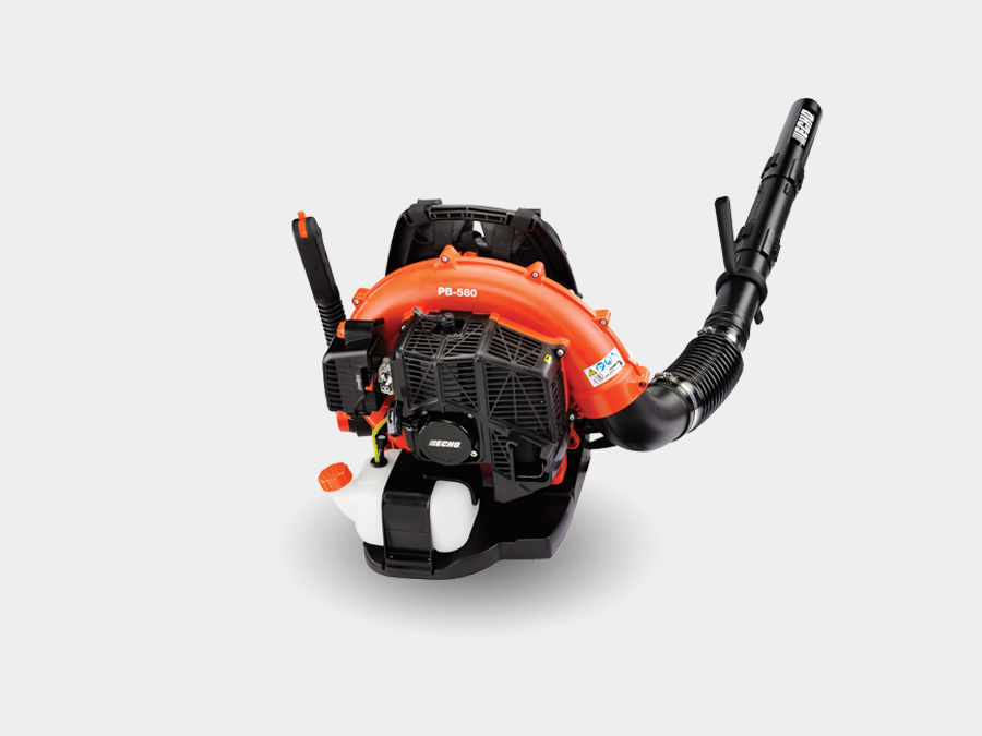 Official ECHO PB-580H product-page image of a backpack blower; fuel is not shown.