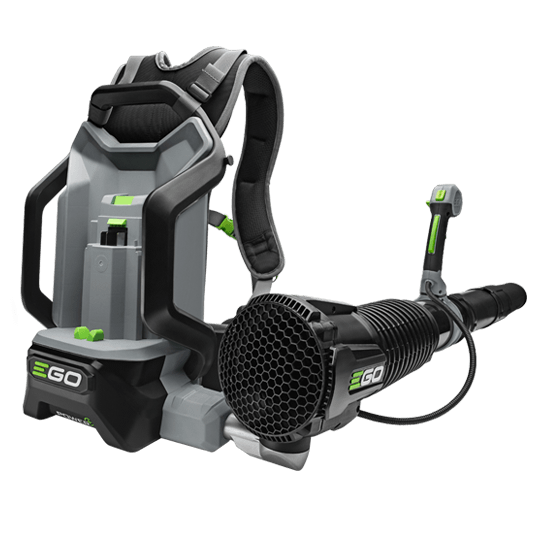 The exact LB6000 blower body and backpack harness, with no battery or charger shown or included.