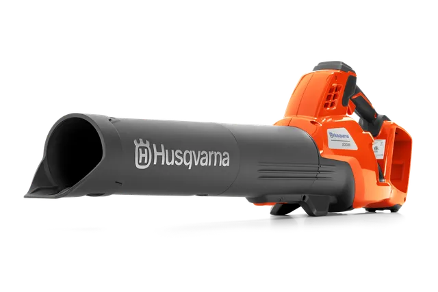 Husqvarna 230iB tool-only blower render with round nozzle; no battery or charger is shown.