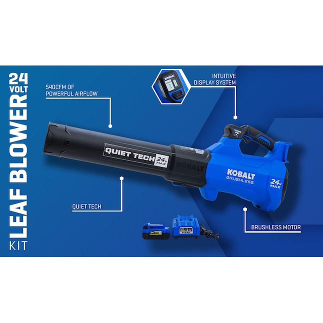 KLB 2024A-03 kit image shows the handheld blower with the included battery and charger.
